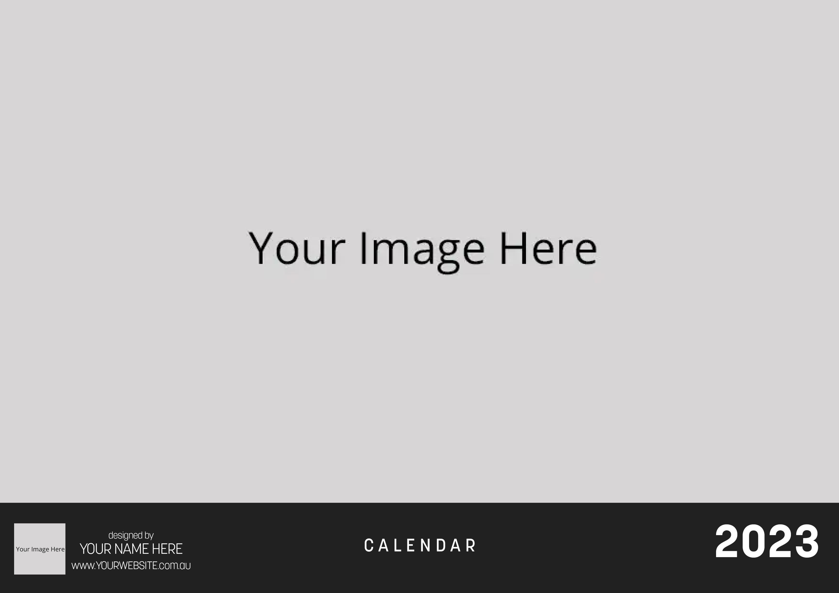 2023 Calendar Template Printing File for Adobe InDesign - Julian Varricchio  Photography