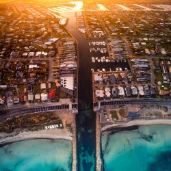 Golden views over Martha Cove Golden views over Martha Cove